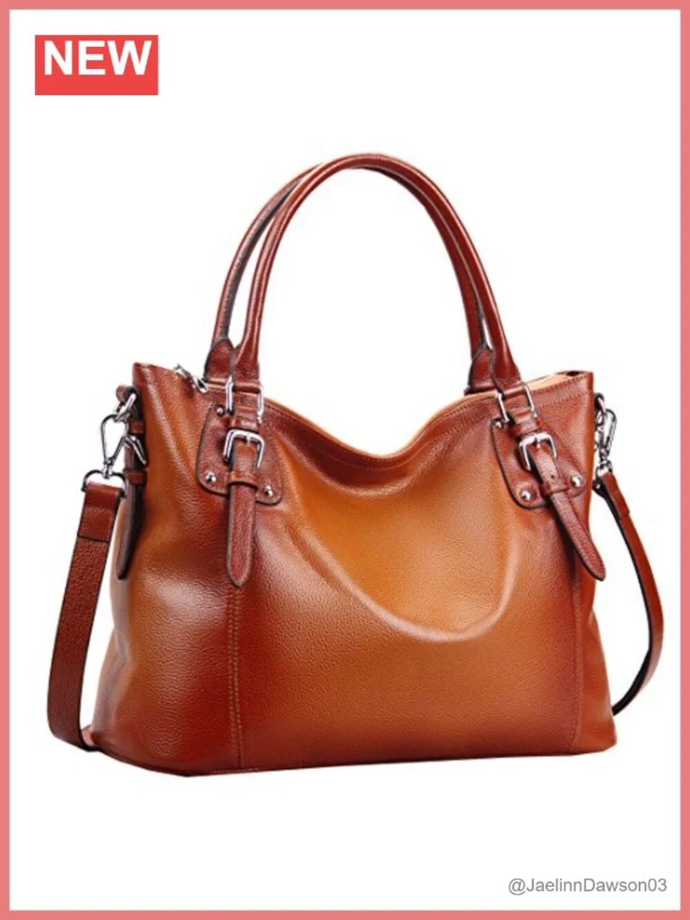 Leather Tote Bag for Women Top Handle Shoulder Satchel Purse
